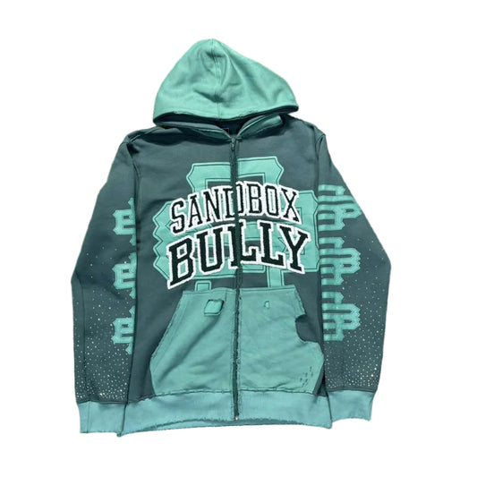 SANDBOX GREEN VARSITY HOODIE