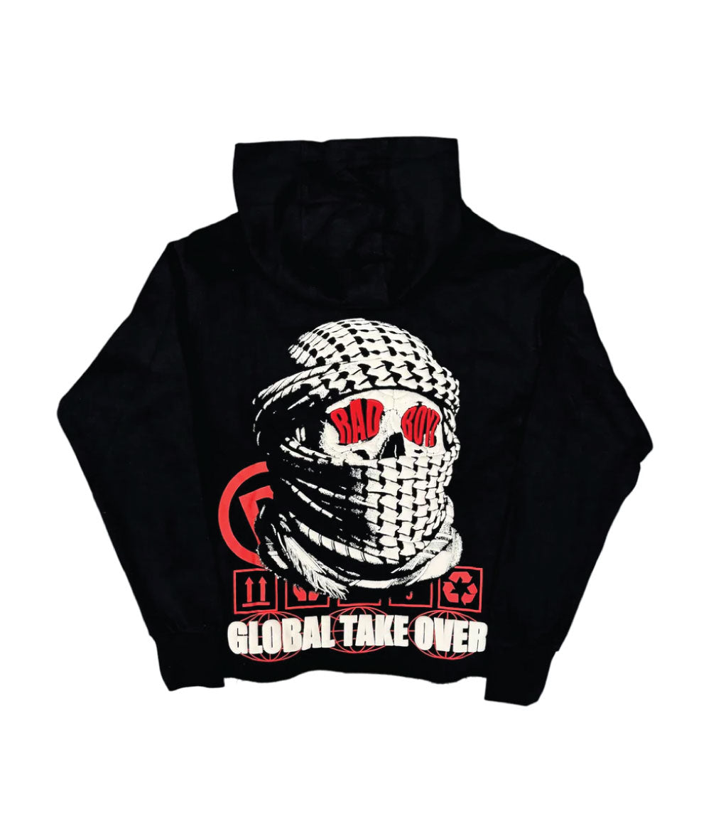 RAD BOYZ GLOBAL TAKEOVER HOODIE - BLACK