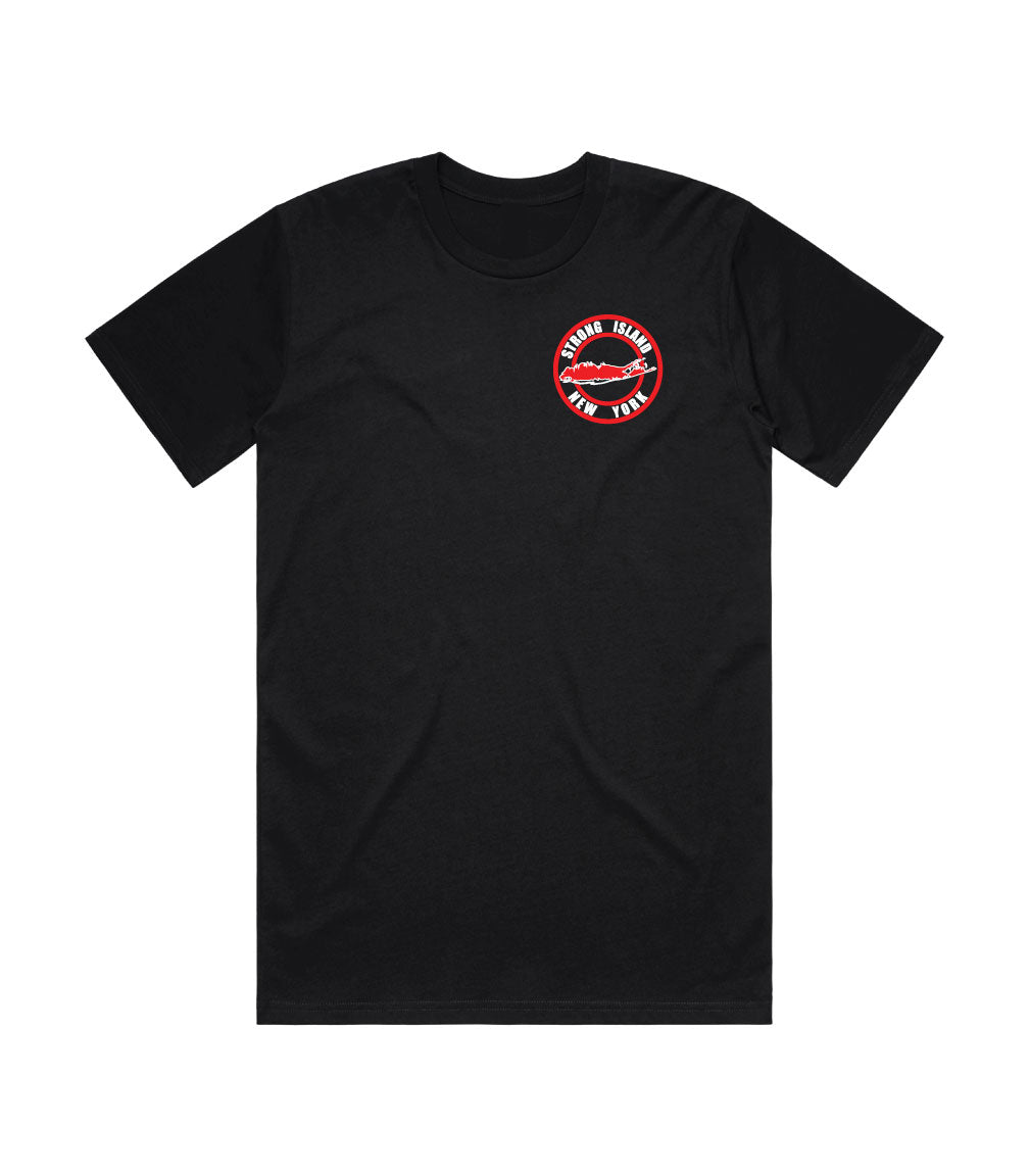 STRONG ISLAND SIGNATURE TEE - RED/BLACK