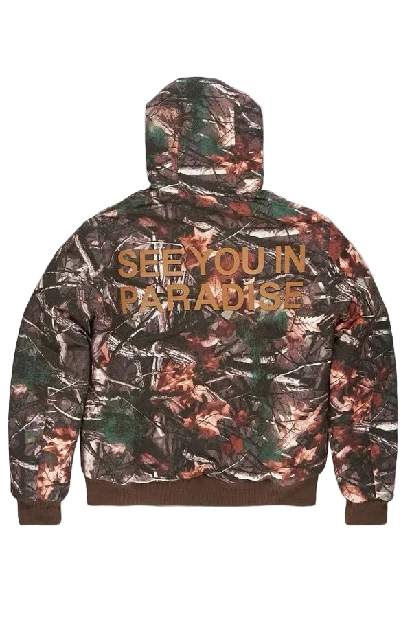 JORDAN CRAIG PARADISE HOODED WORK JACKET - CAMO