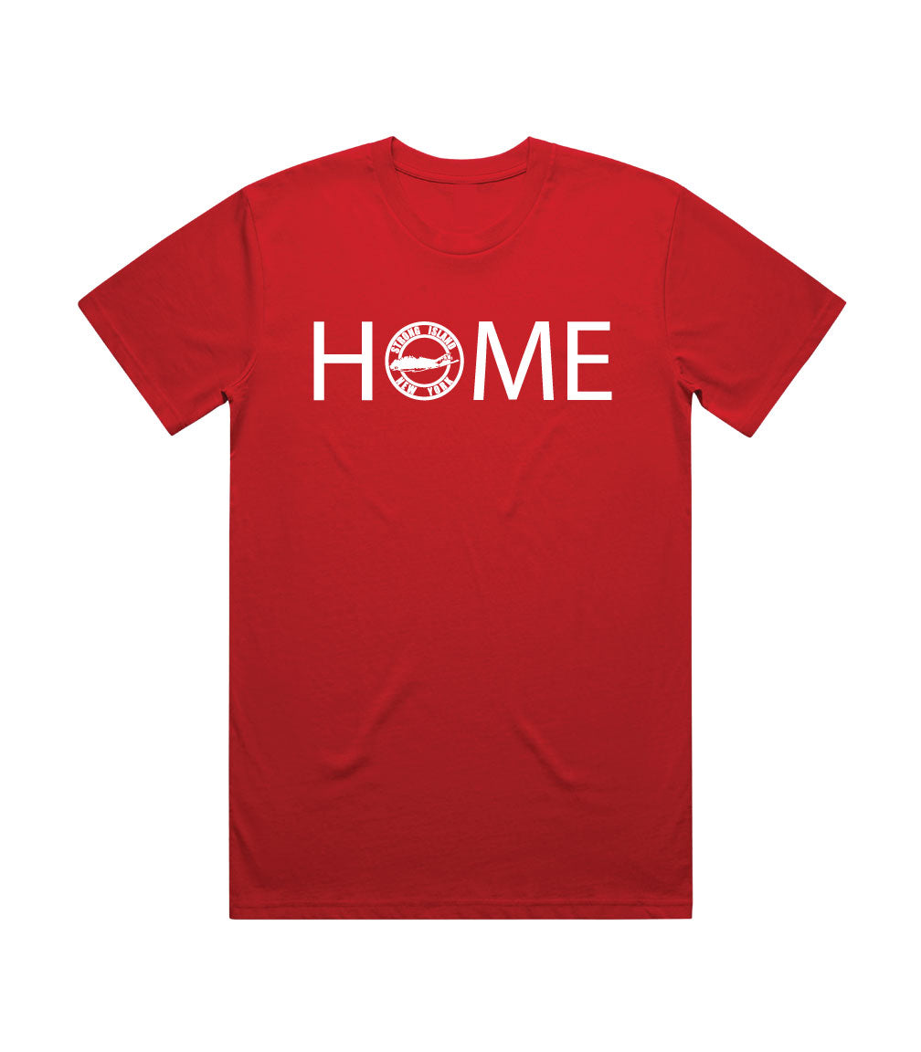 STRONG ISLAND HOME TEE - RED